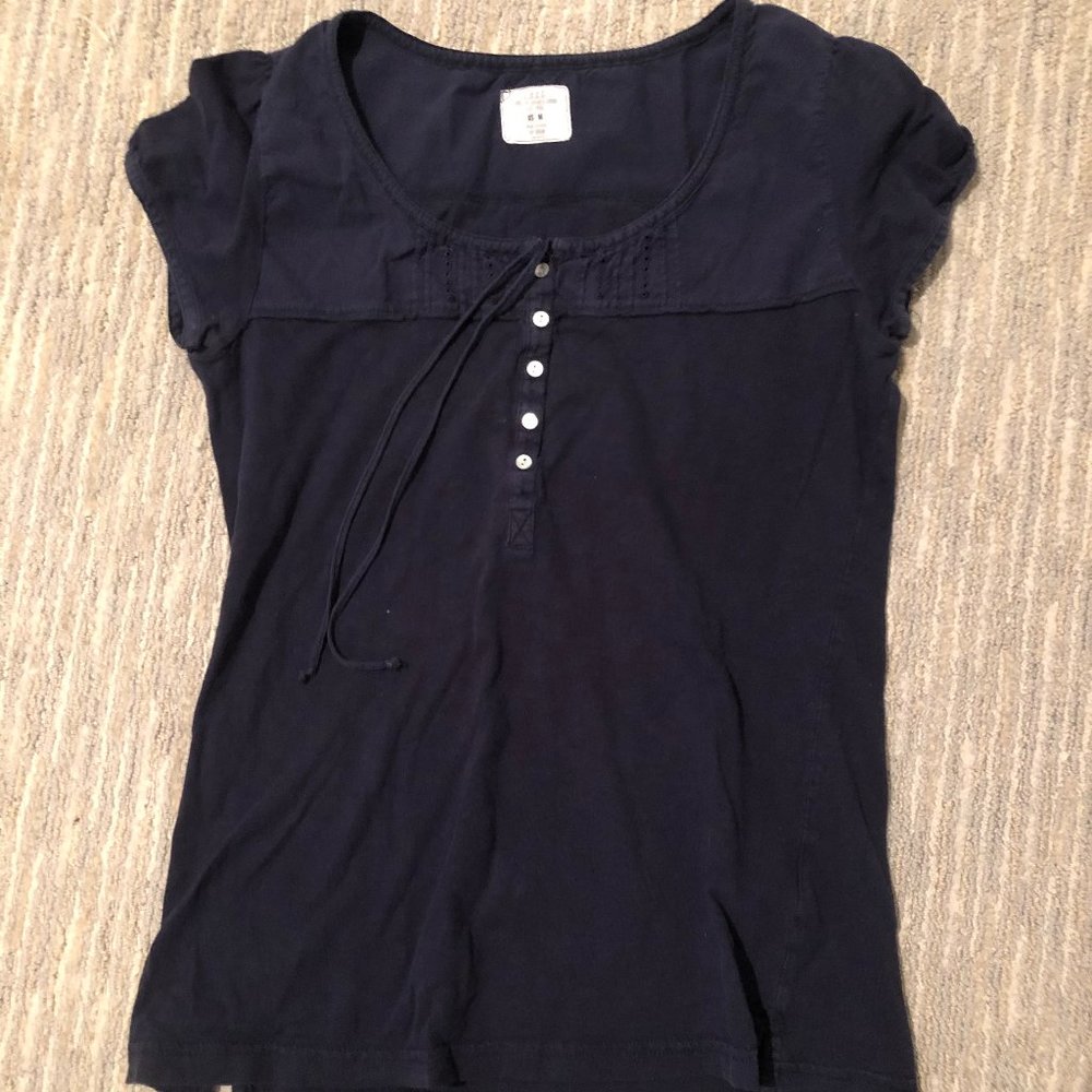 Navy Blue Top